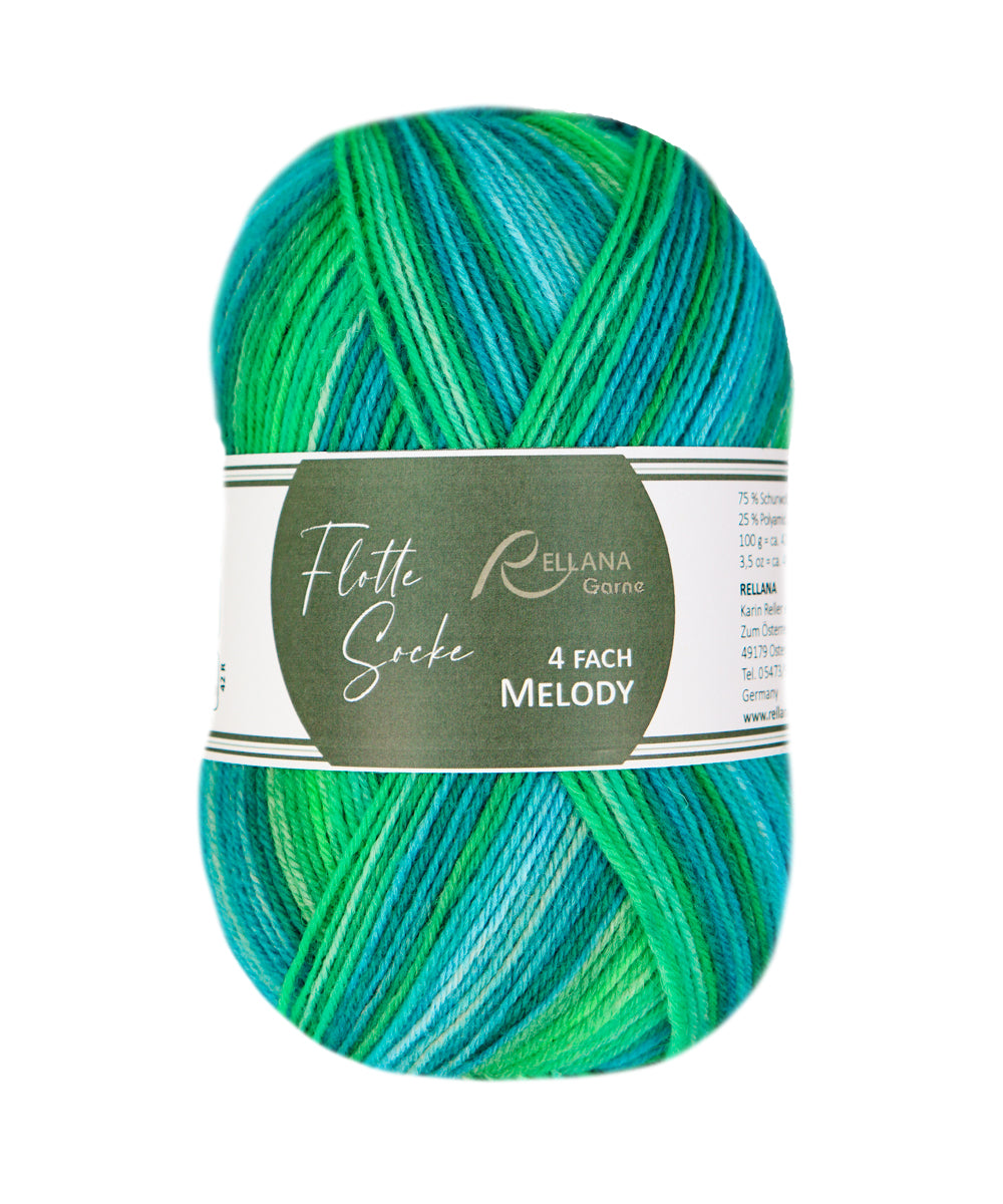 Rellana Flotte Socke Melody Sockenwolle 4-fädig
