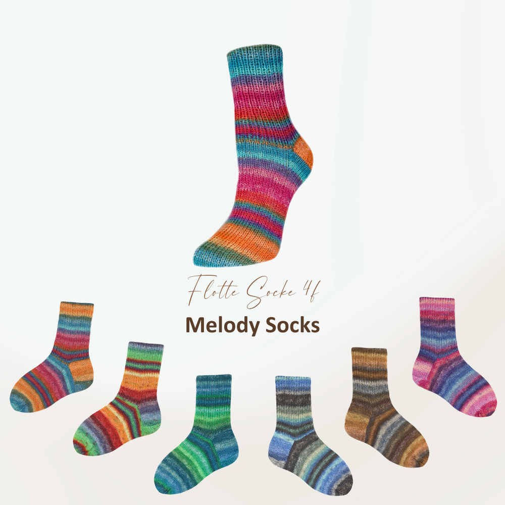Melody Socks Stricksocken Maschinengestrick von Rellana