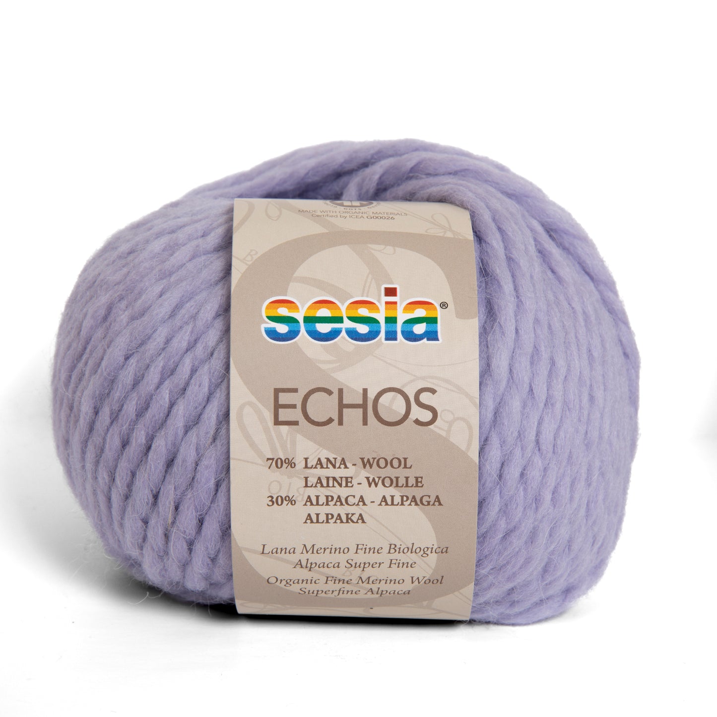 Sesia Echos - 70 % Schurwolle (Merino) - 30 % Alpaka