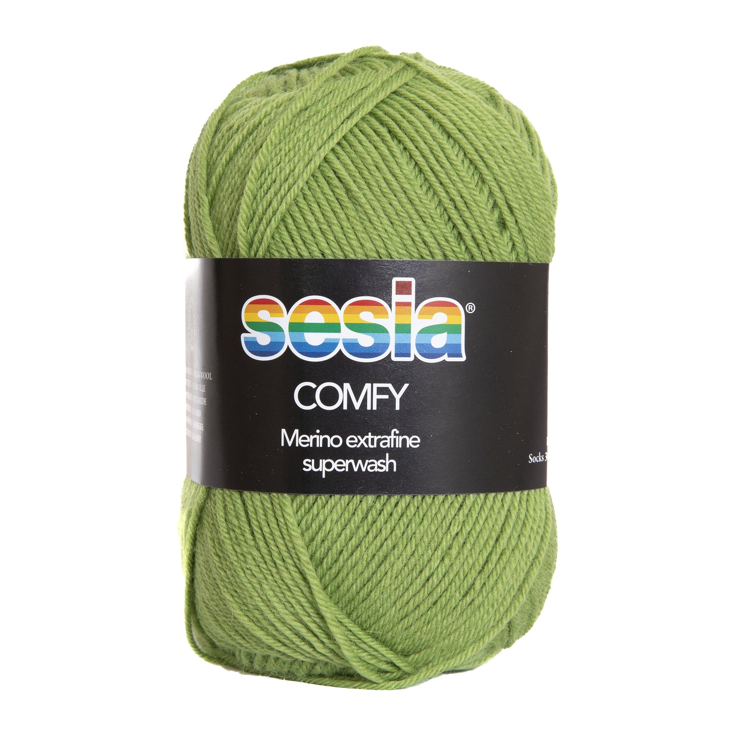 Sesia Comfy Cashmere-Merino Sockenwolle Uni 4-fädig 50 g