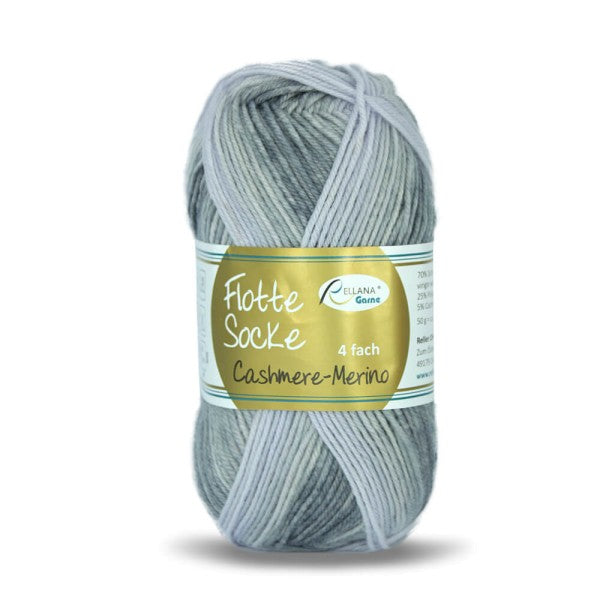 Rellana Flotte Socke Cashmere-Merino Sockenwolle 4-fädig 50 g