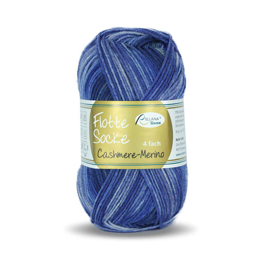 Rellana Flotte Socke Cashmere-Merino Sockenwolle 4-fädig 50 g