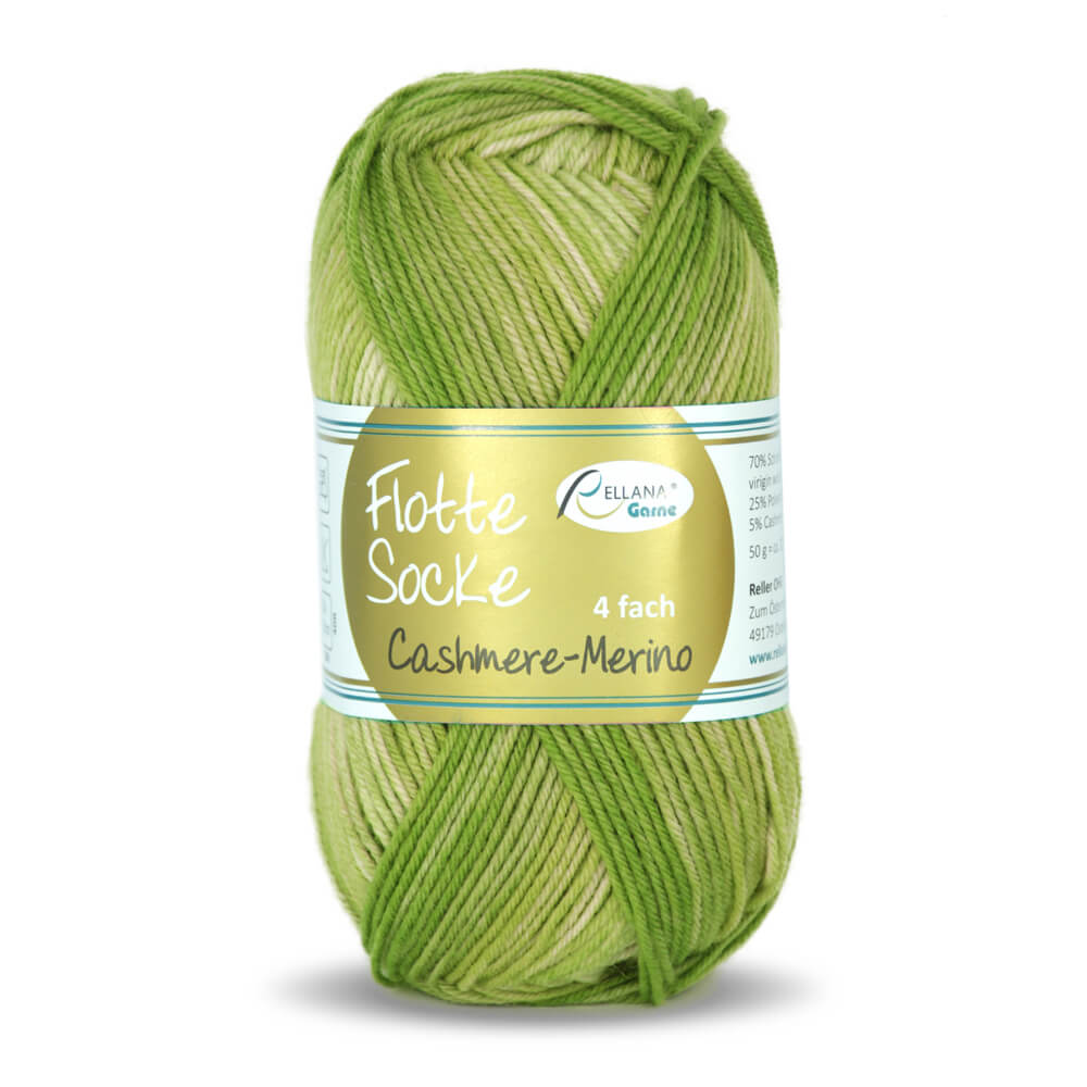 Rellana Flotte Socke Cashmere-Merino Sockenwolle 4-fädig 50 g