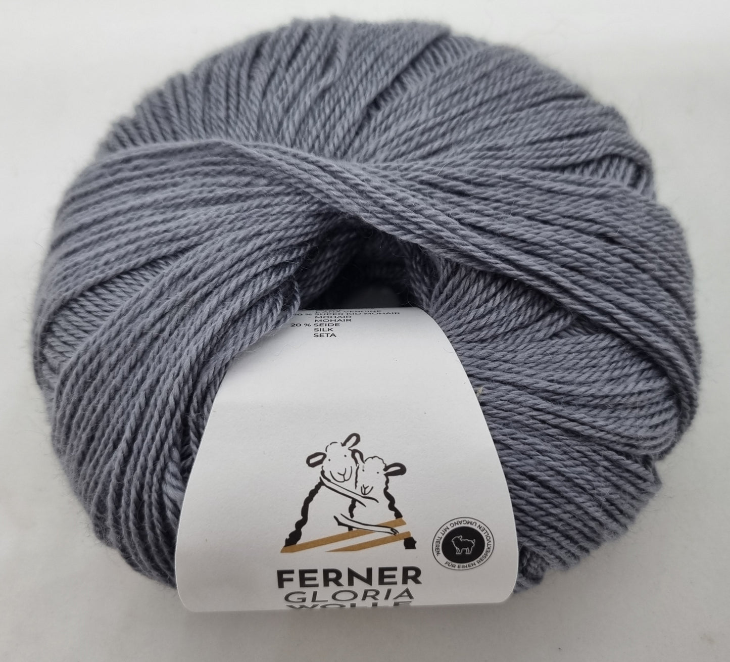 Ferner Wolle Gloria 50 % Merino, 30 % Super Kid Mohair, 20 % Seide 50 g