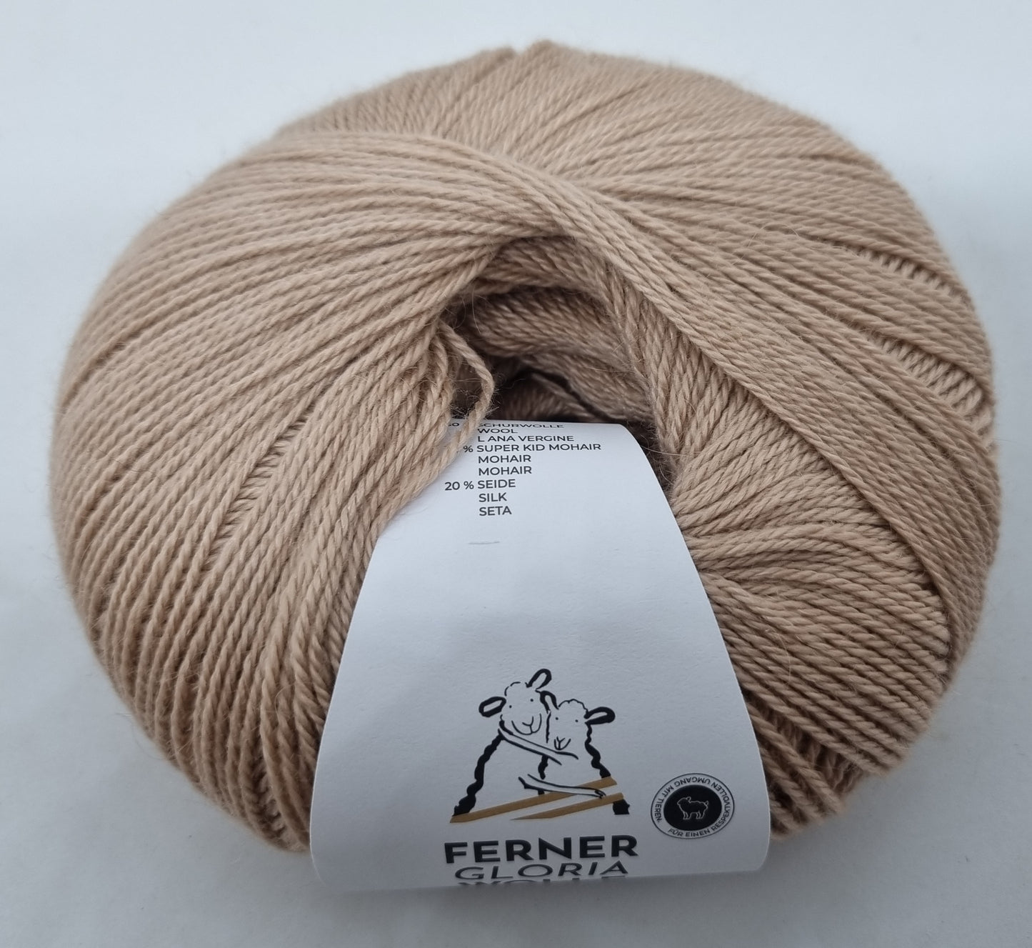 Ferner Wolle Gloria 50 % Merino, 30 % Super Kid Mohair, 20 % Seide 50 g