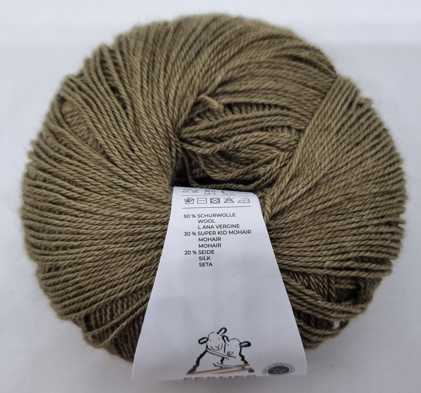 Ferner Wolle Gloria 50 % Merino, 30 % Super Kid Mohair, 20 % Seide 50 g