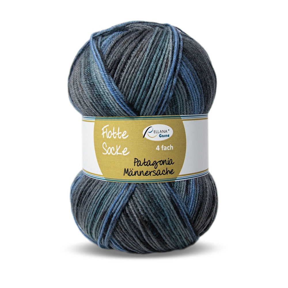 Rellana Flotte Socke Patagonia Männersache Sockenwolle 4-fädig