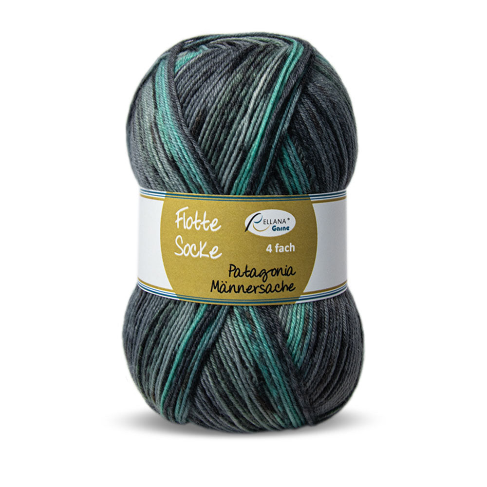 Rellana Flotte Socke Patagonia Männersache Sockenwolle 4-fädig