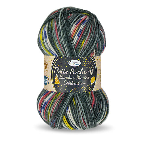 Rellana Flotte Socke Bambus Merino Celebration Sockenwolle 6-fädig