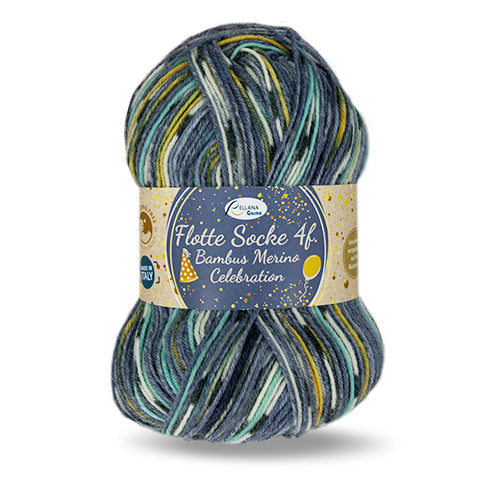 Rellana Flotte Socke Bambus Merino Celebration Sockenwolle 6-fädig