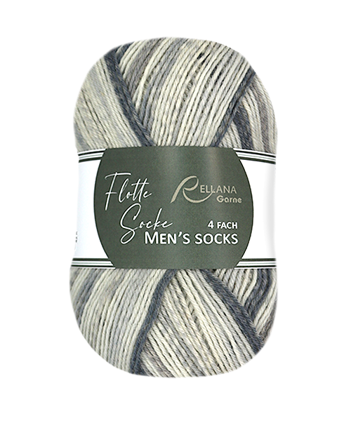 Rellana Flotte Socke Men`s Socks Sockenwolle 4-fädig