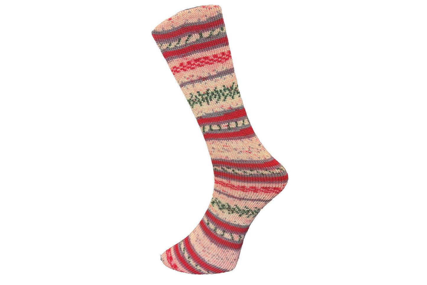 Ferner Lungauer Sockenwolle 4-fädig mit Merinowolle - Sortiment J-25 Valentin/Christmas