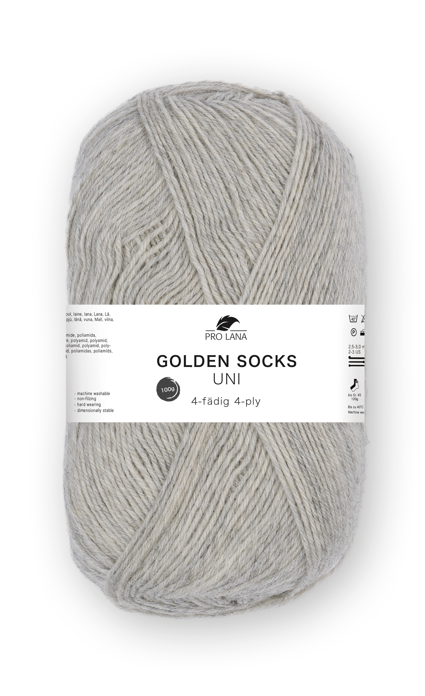 Pro Lana Golden Socks Sockenwolle Uni 4f