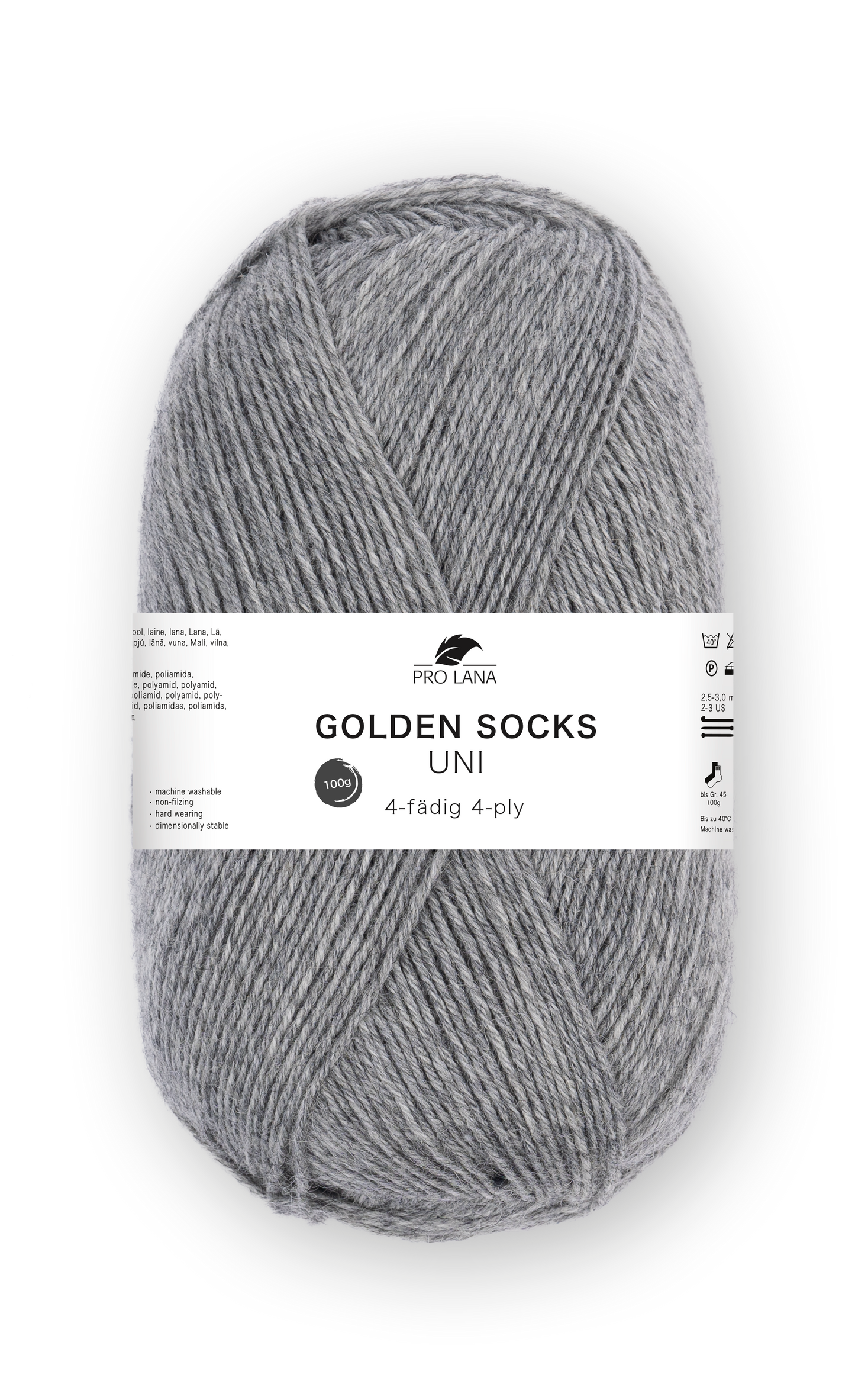 Pro Lana Golden Socks Sockenwolle Uni 4f