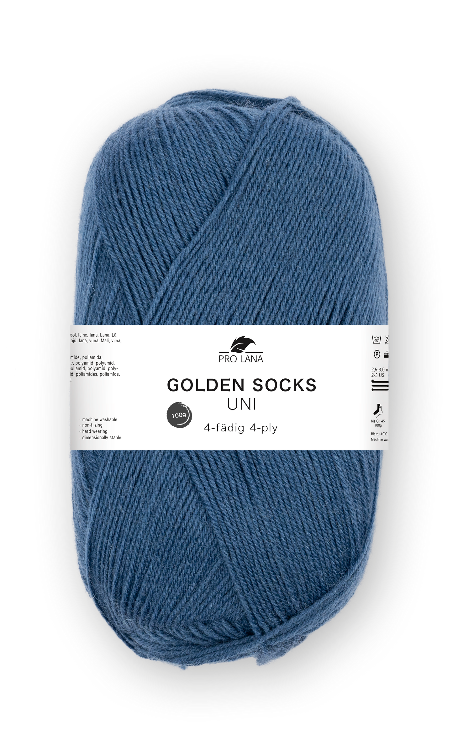 Pro Lana Golden Socks Sockenwolle Uni 4f