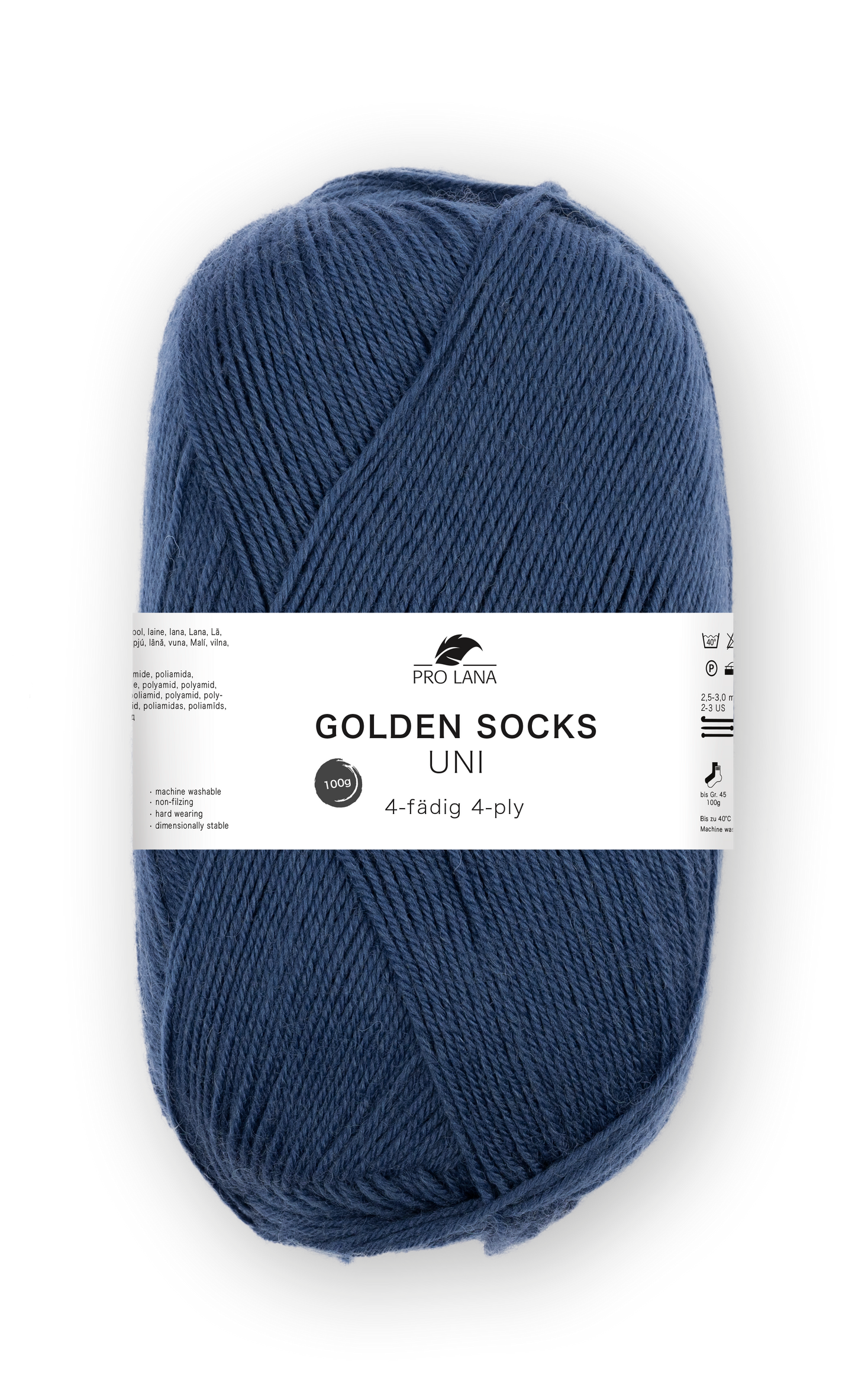 Pro Lana Golden Socks Sockenwolle Uni 4f