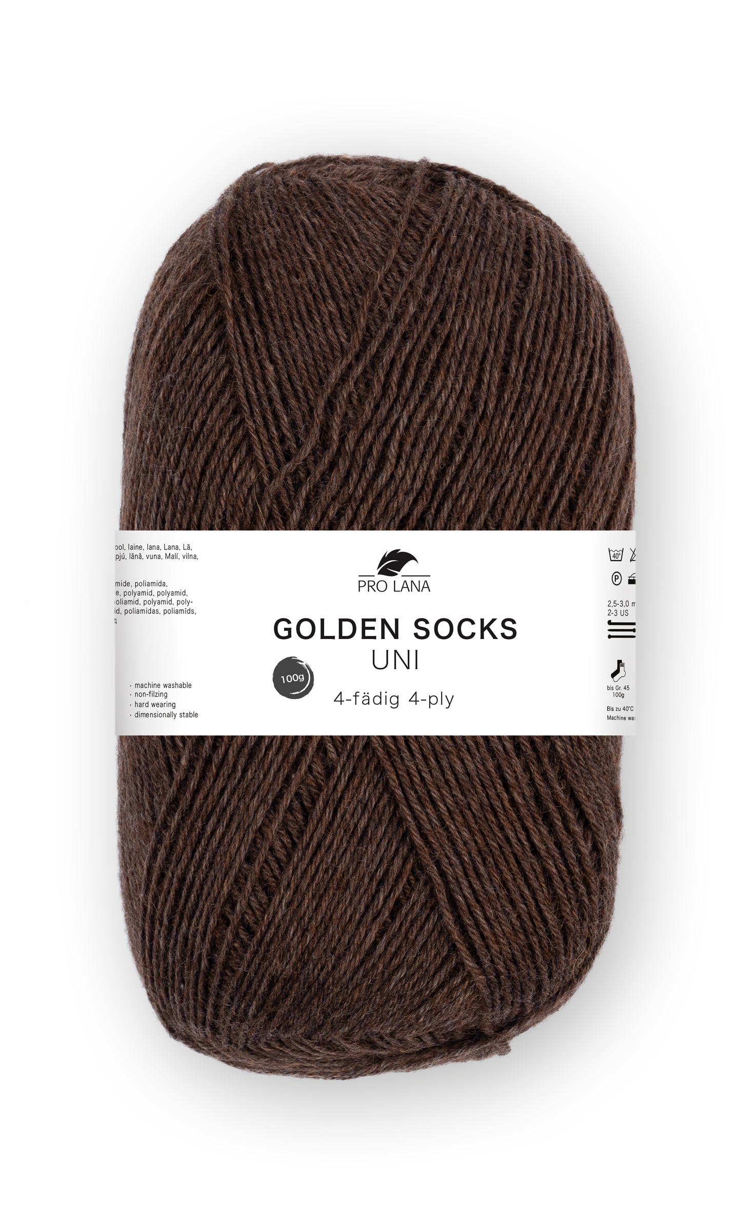 Pro Lana Golden Socks Sockenwolle Uni 4f