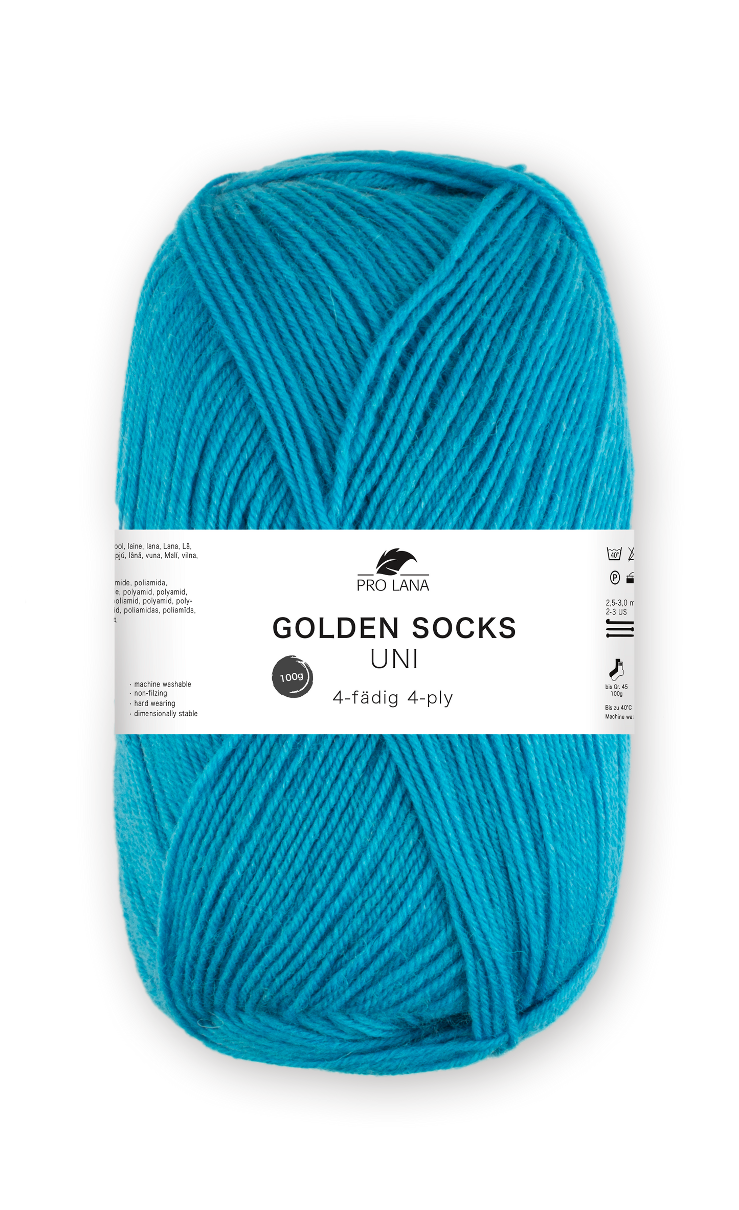 Pro Lana Golden Socks Sockenwolle Uni 4f