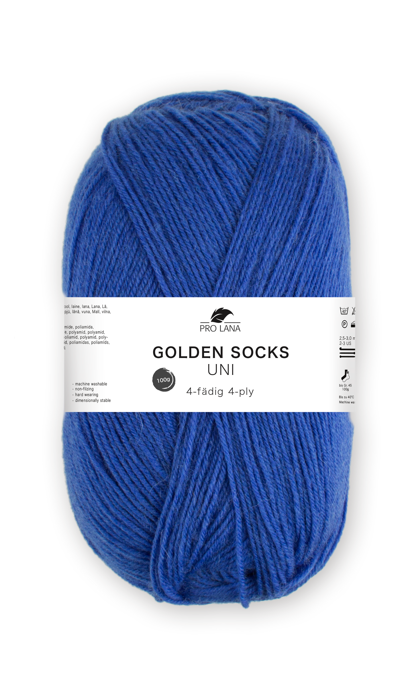 Pro Lana Golden Socks Sockenwolle Uni 4f