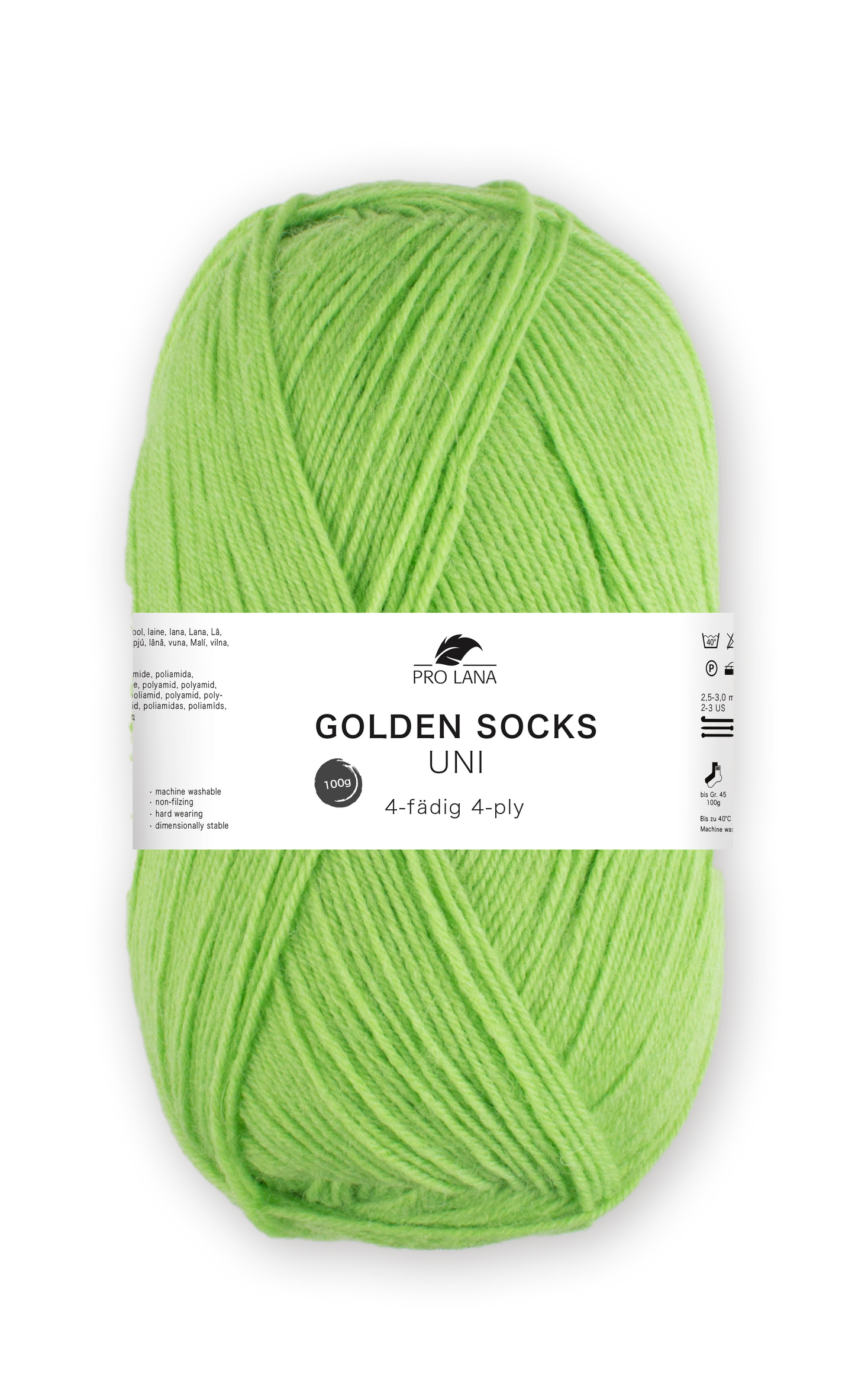 Pro Lana Golden Socks Sockenwolle Uni 4f