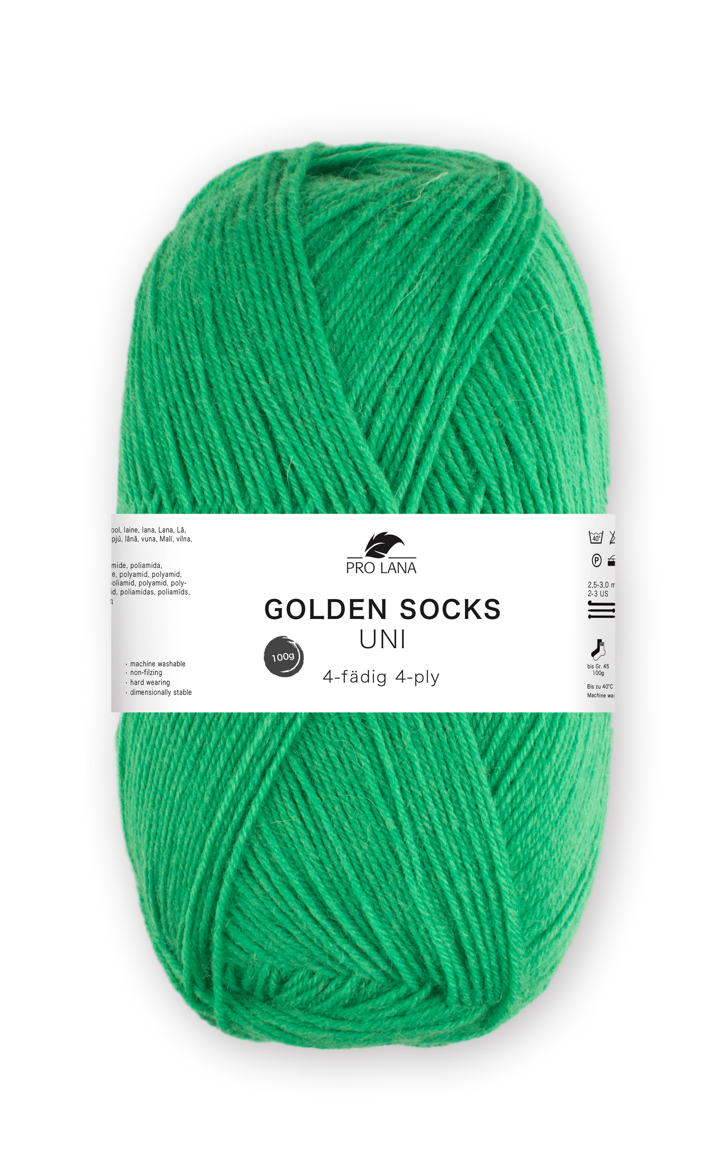 Pro Lana Golden Socks Sockenwolle Uni 4f
