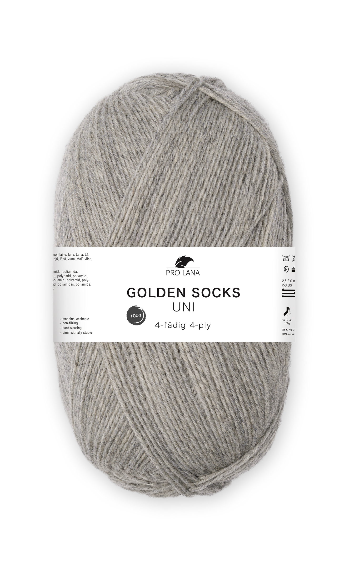 Pro Lana Golden Socks Sockenwolle Uni 4f