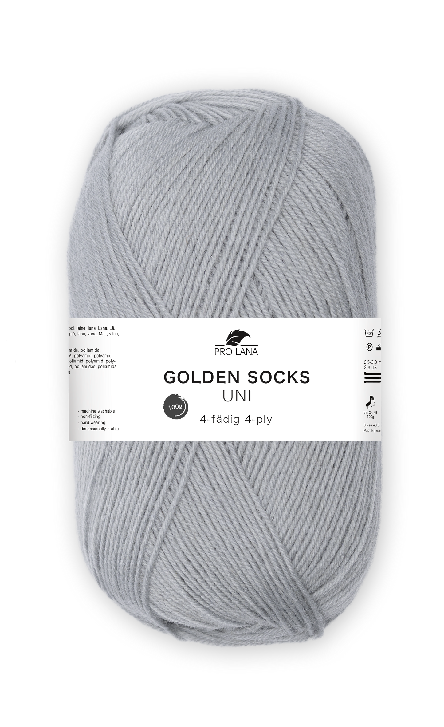 Pro Lana Golden Socks Sockenwolle Uni 4f