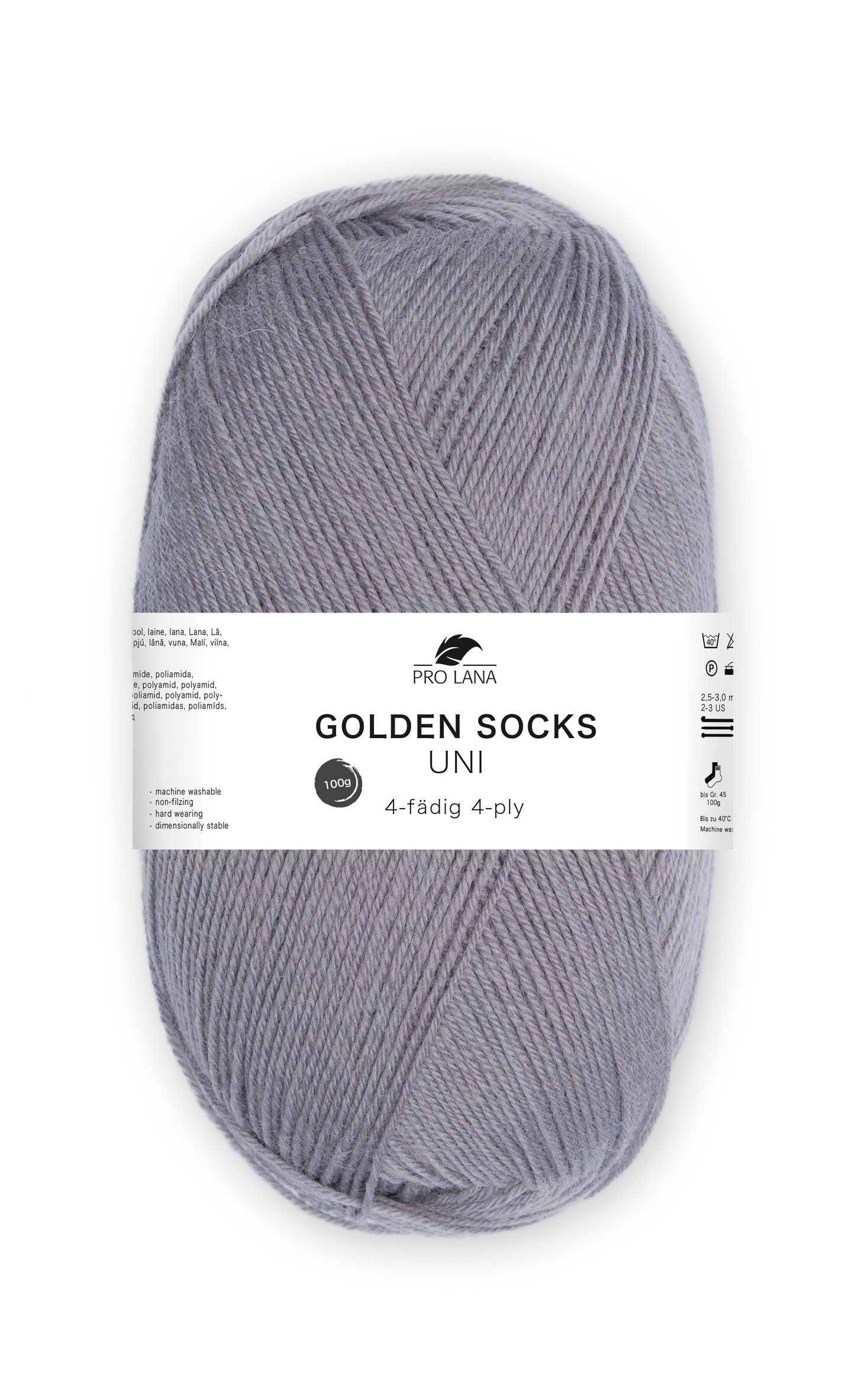 Pro Lana Golden Socks Sockenwolle Uni 4f