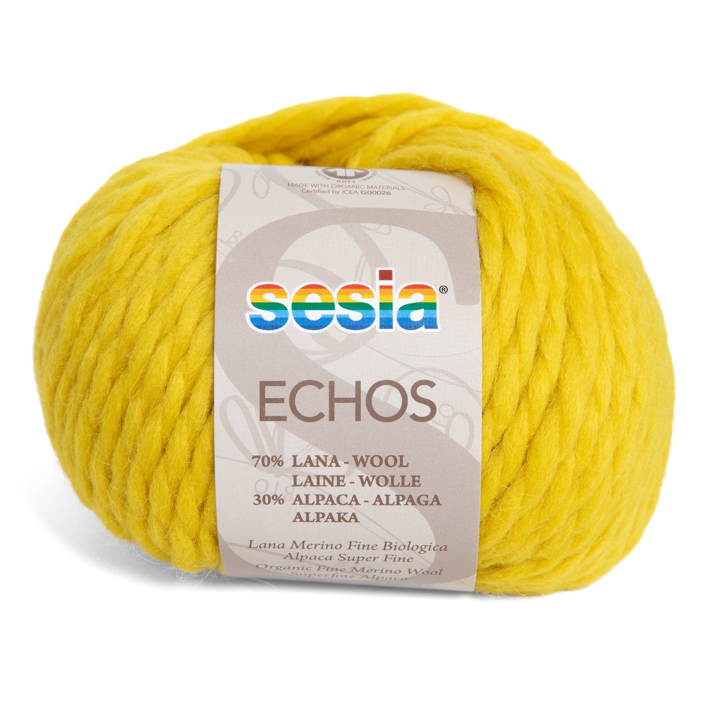 Sesia Echos - 70 % Schurwolle (Merino) - 30 % Alpaka