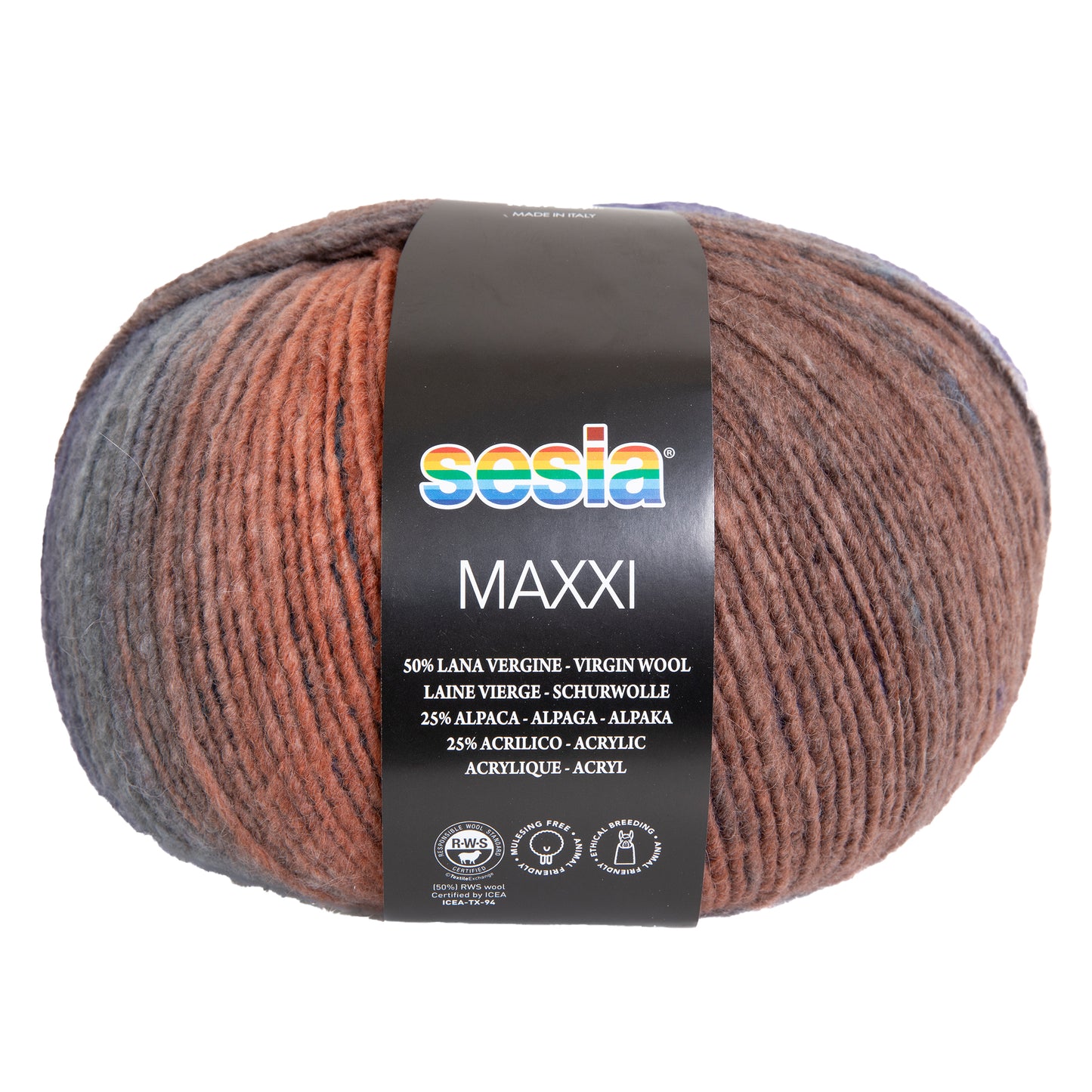 Sesia Maxxi 400 g 600 m - 50 % Schurwolle 25% Alpaka 25% Acryl