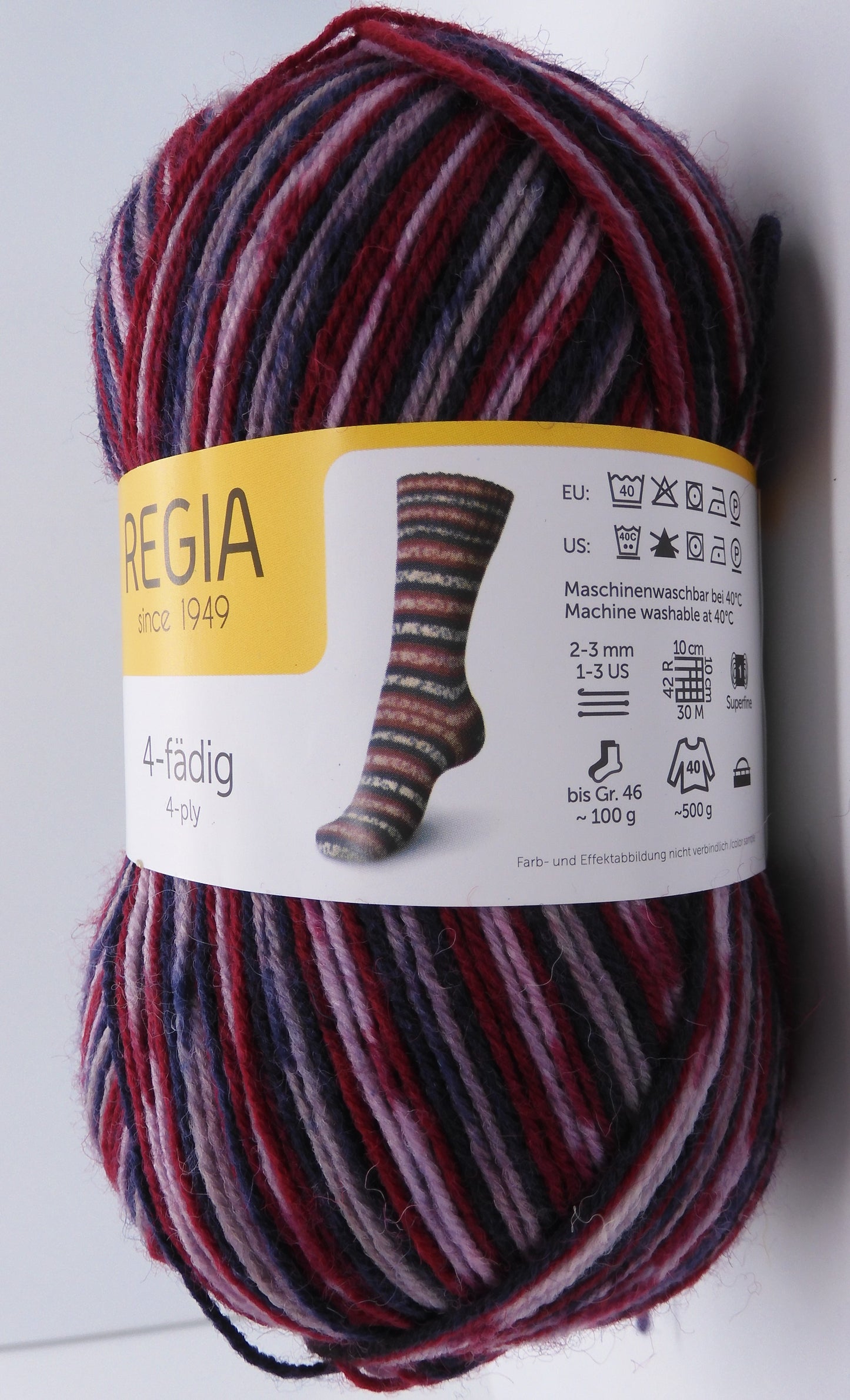 Regia Color 4-fädig Sockenwolle