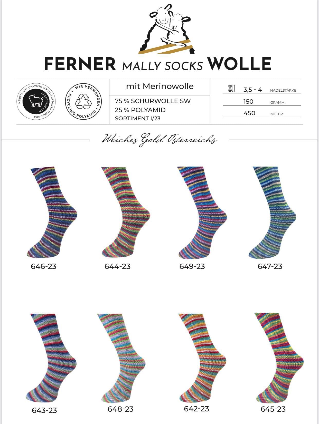 Ferner Wolle Mally Socks I/23