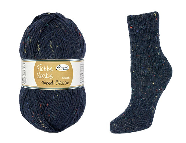 Rellana Flotte Socke Tweed Classic 6fädig