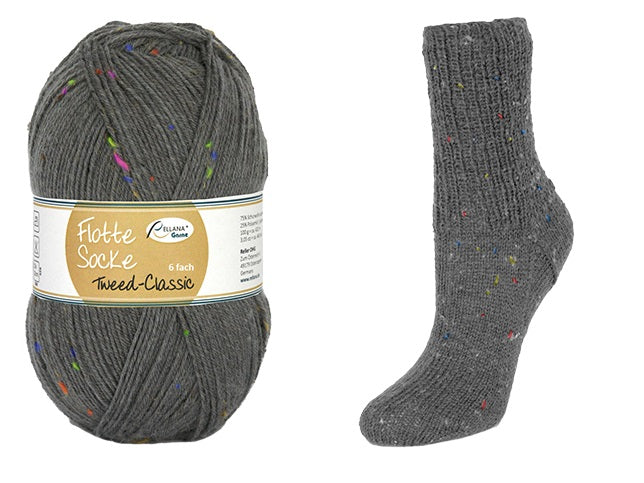 Rellana Flotte Socke Tweed Classic 6fädig