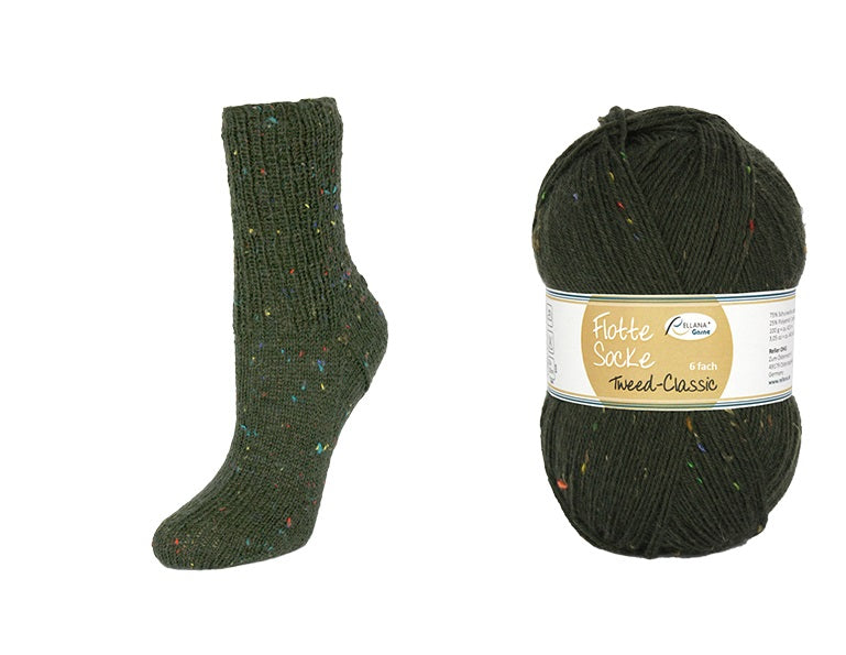 Rellana Flotte Socke Tweed Classic 6fädig