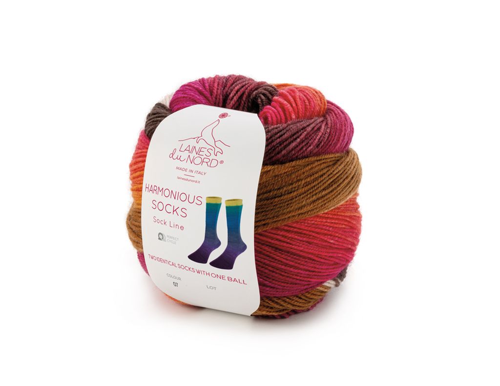 Laines du Nord Harmonious Sock Sockenwolle 4 fädig 100 g