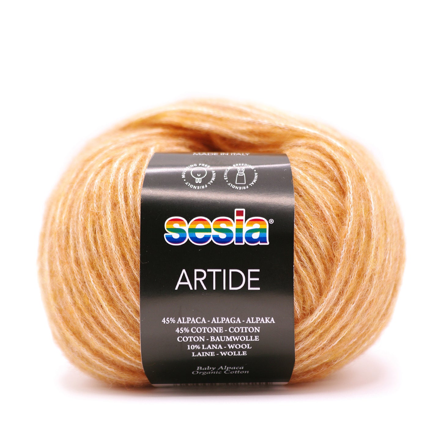 Sesia Artide - 45 % Baumwolle - 45 % Babyalpaka - 10 % Merinowolle