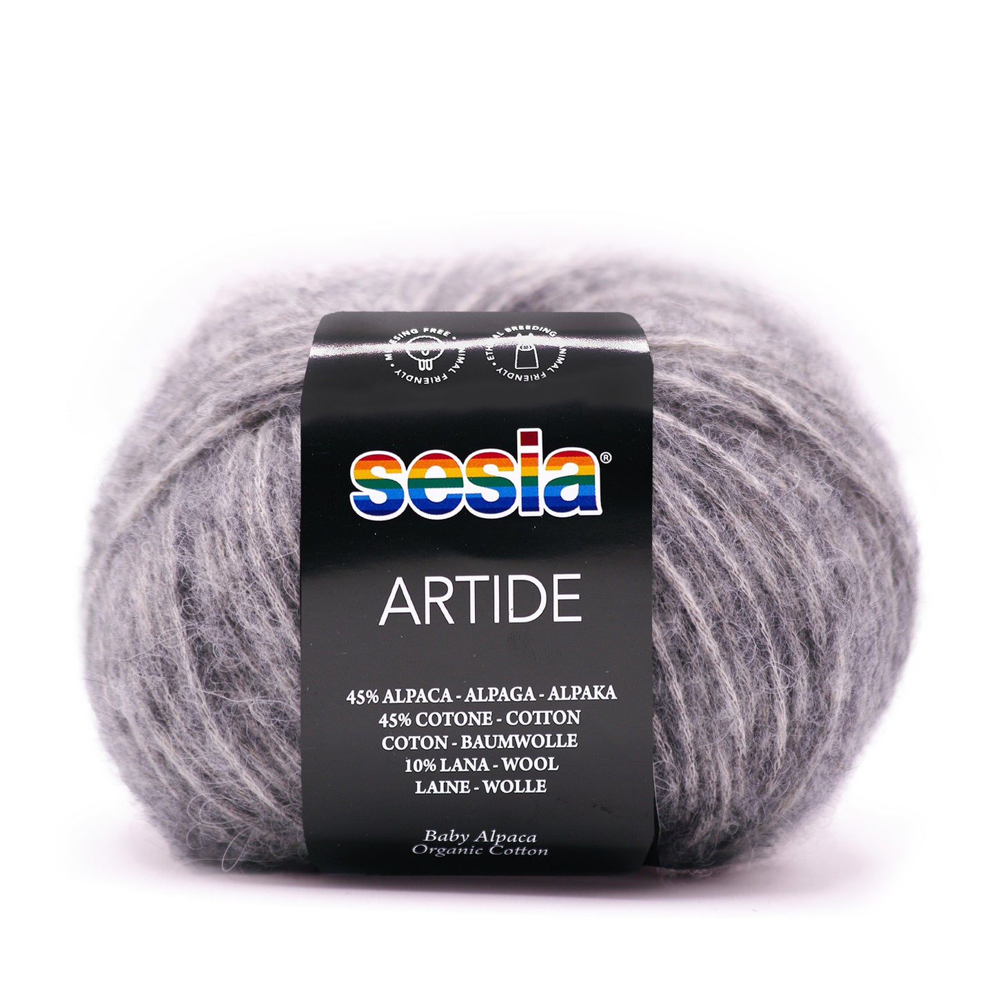 Sesia Artide - 45 % Baumwolle - 45 % Babyalpaka - 10 % Merinowolle