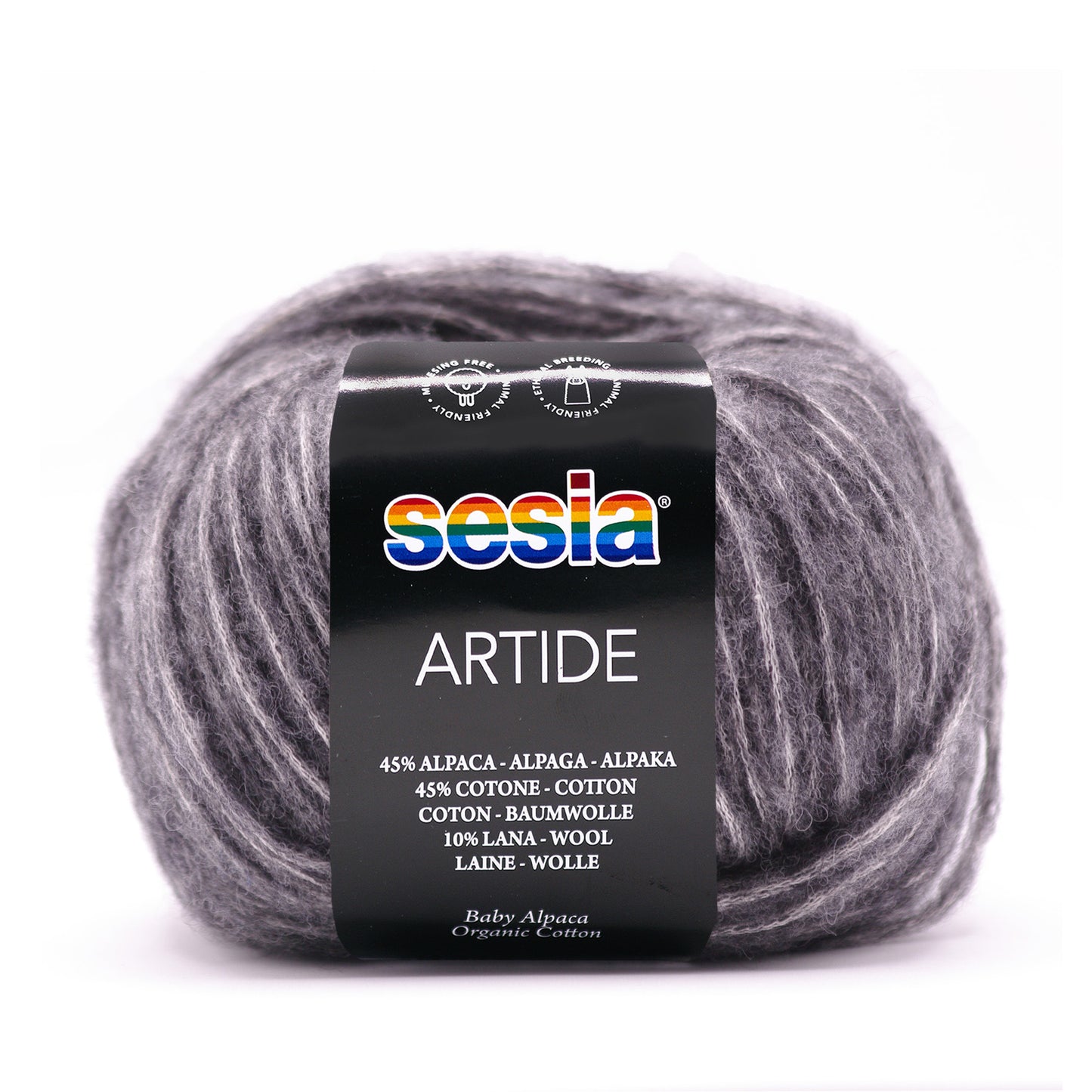 Sesia Artide - 45 % Baumwolle - 45 % Babyalpaka - 10 % Merinowolle