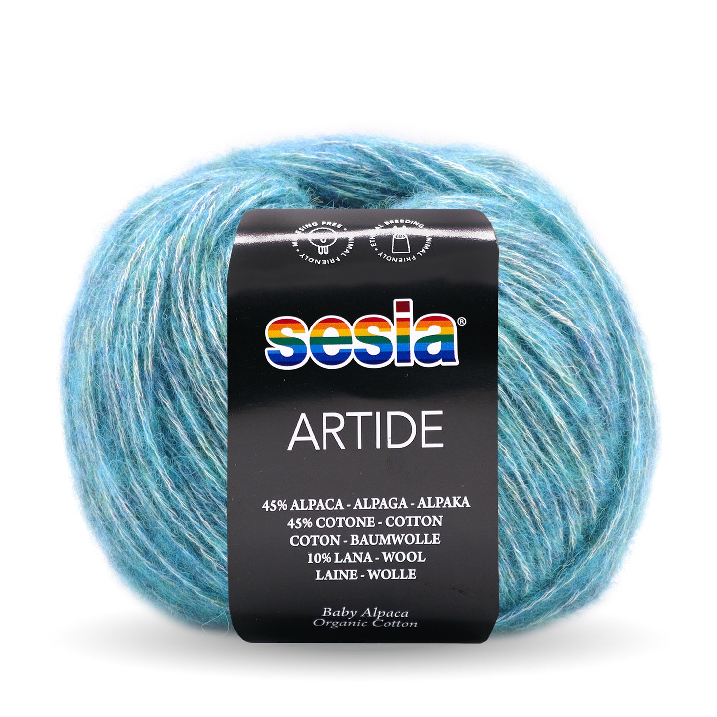 Sesia Artide - 45 % Baumwolle - 45 % Babyalpaka - 10 % Merinowolle