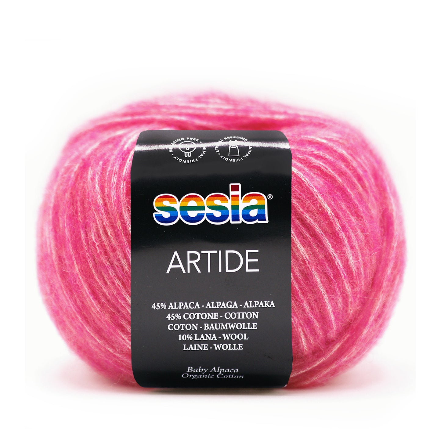 Sesia Artide - 45 % Baumwolle - 45 % Babyalpaka - 10 % Merinowolle