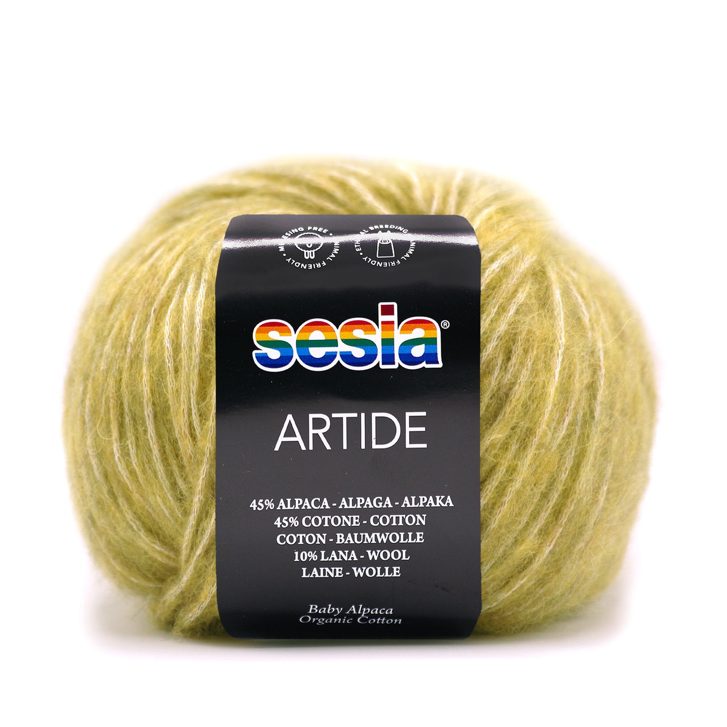 Sesia Artide - 45 % Baumwolle - 45 % Babyalpaka - 10 % Merinowolle