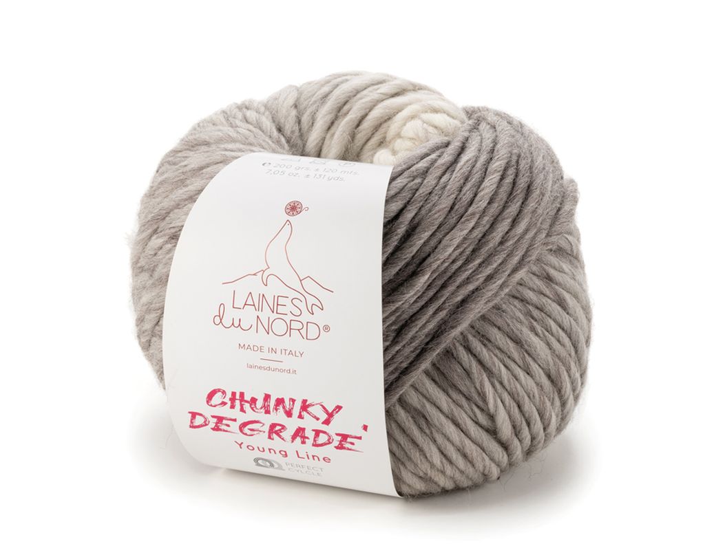 Laines du NORD Chunky Degrade 200 g 100 % Schurwolle