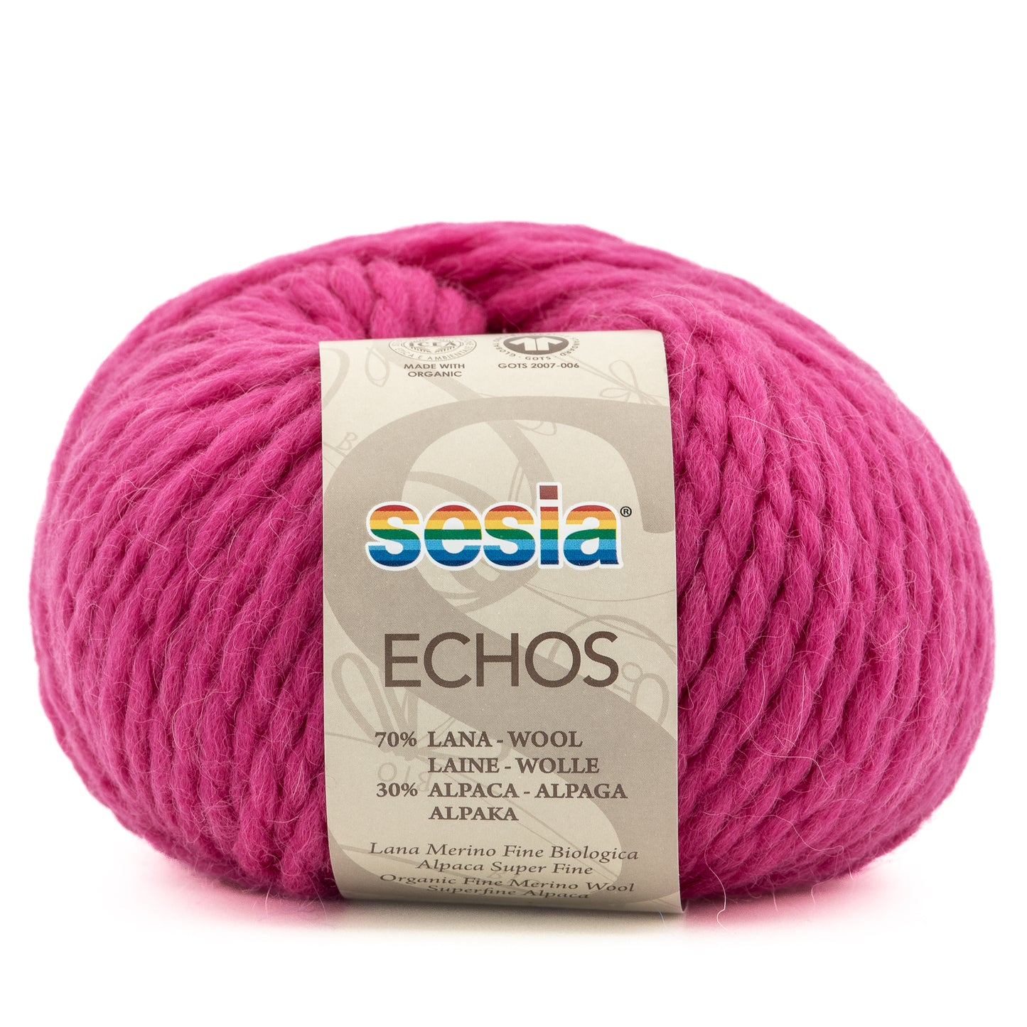 Sesia Echos - 70 % Schurwolle (Merino) - 30 % Alpaka