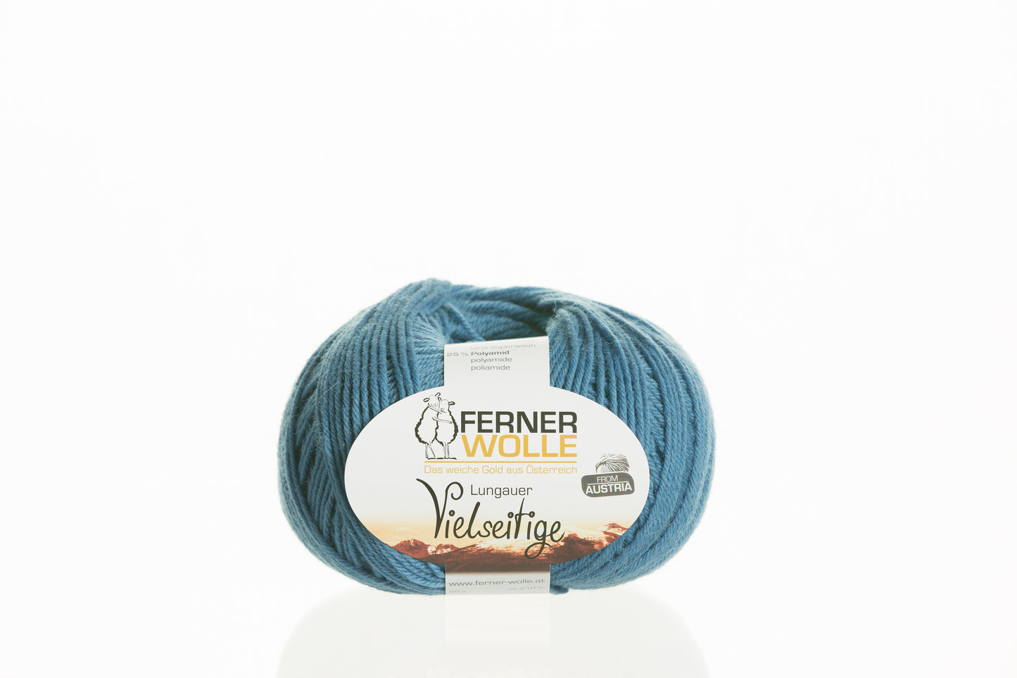 Ferner Wolle Lungauer Vielseitige 210 75 % Merino, 25 % Polyamid Socken und Pulloverwolle 50 g