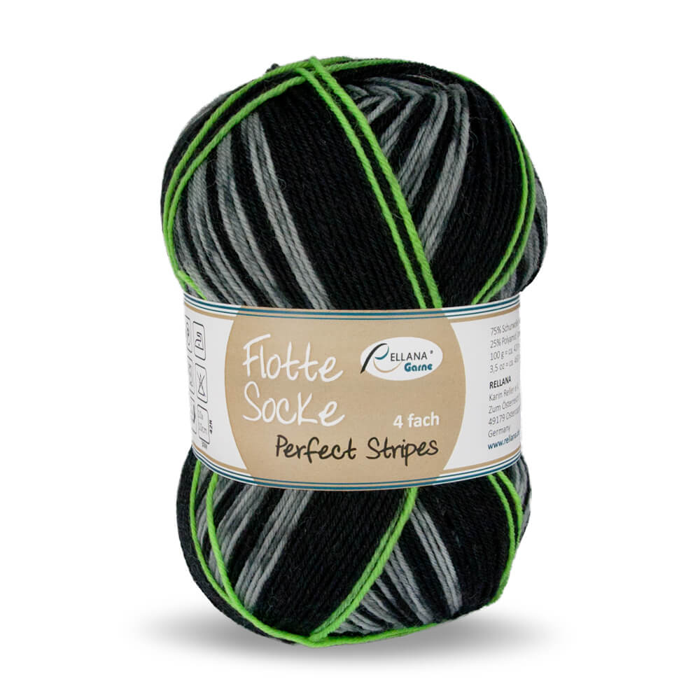 Rellana Flotte Socke Perfect Stripes Sockenwolle 4-fädig