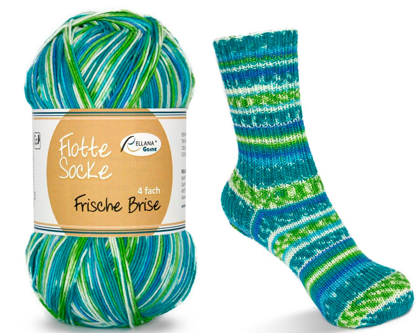 Rellana Flotte Socke Frische Briese Sockenwolle