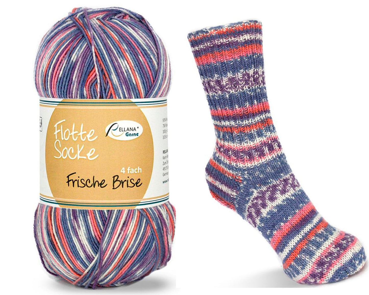 Rellana Flotte Socke Frische Briese Sockenwolle