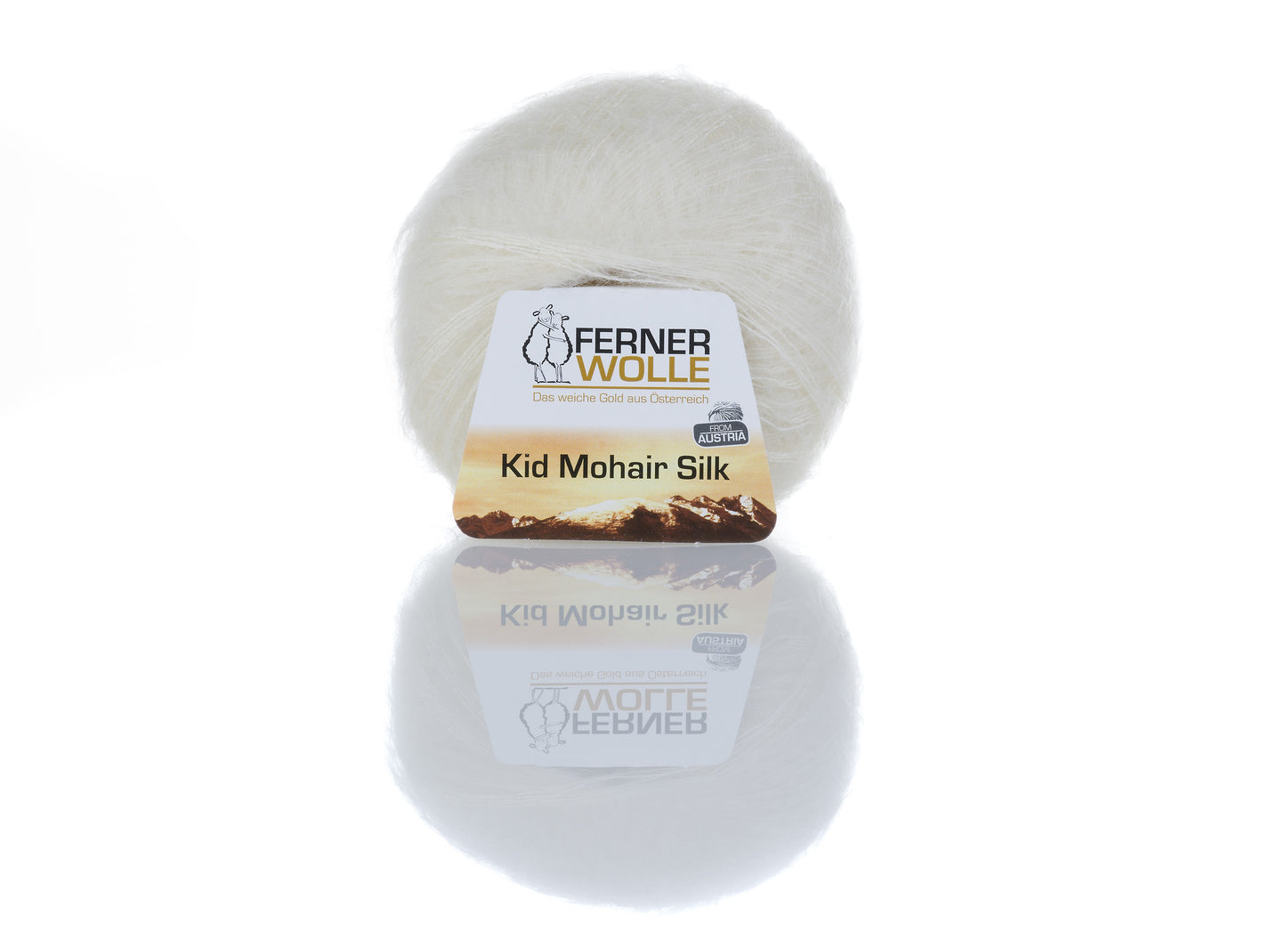 Ferner Wolle Kidmohair Silk 72% Super Kid Mohair 28% Seide 25 g