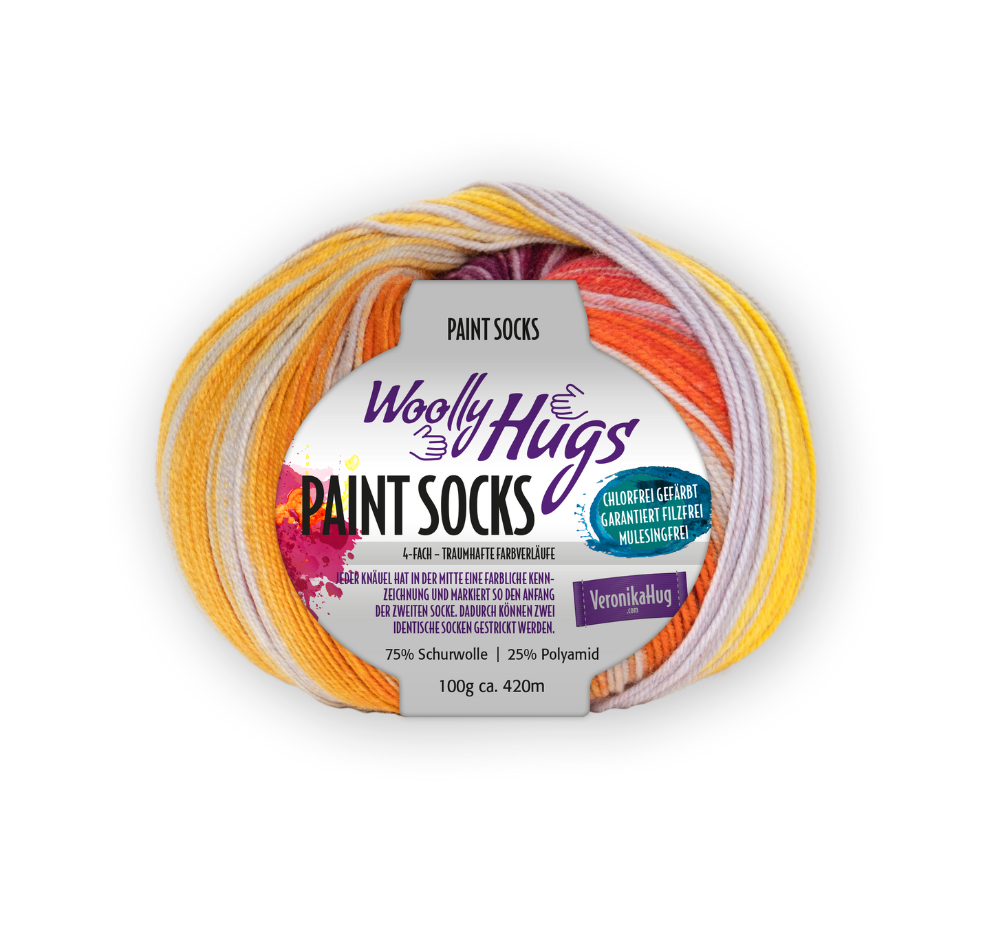 Woolly Hugs Paint Socks